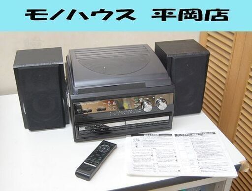 とうしょう W-CDレコーダー マルチプレイヤー TCDR-186WC ブラック 動作確認済み テープ/CD/ラジオ/レコード 札幌市 清田区 平岡