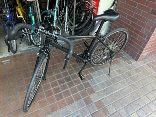 ★美品★　2×7speed補助ブレーキ付き　ブラック