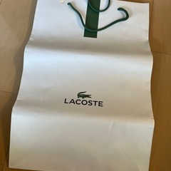 ラコステ　LACOSTE 　紙袋　ショッパー（大）