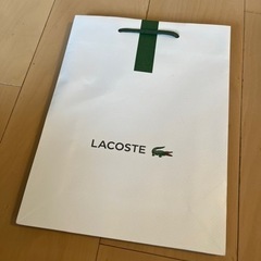 【新品未使用】ラコステ　LACOSTE 　紙袋　ショッパー（小）