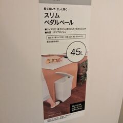 ニトリ　スリムペダルペール45L (LGY-N)