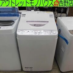 乾燥機付き洗濯機 6.0kg シャープ 2014年製 ES-TG...