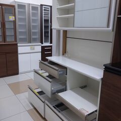 2面レンジボード/綾野製作所/AYANO/ホワイト/白/120cm幅】