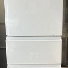 ＊【美品】MITSUBISHI ELECTRIC 三菱 ノンフロン冷凍冷蔵庫 2021年製 MR-C33F-W 330L ホワイト 右開き 動作品