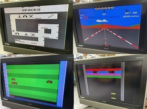 希少 ATARI 2800 レトロゲーム機 本体 コントローラー カセット付き
