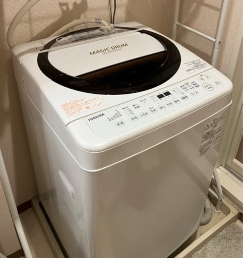 TOSHIBA　東芝　洗濯機　マジックドラム　6kg　2017年製　AW-6D3M(T)