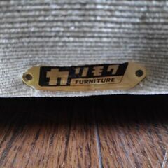 オールドカリモク　緑モケット張り応接椅子３点セット『中古良品』