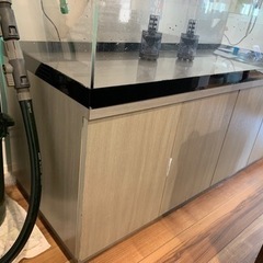 1500 アクリル 水槽 フルセット 上部 外部 150cm 大型 バラ売り不可 引き取り限定