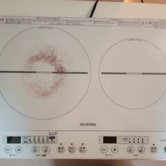 【あげます】2口IHコンロ