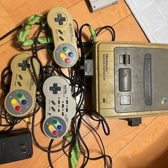 スーパーファミコン+カセット　ジャンク品