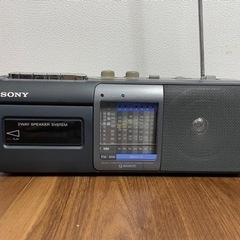 SONY ラジオカセットレコーダー　CFM-SW11
