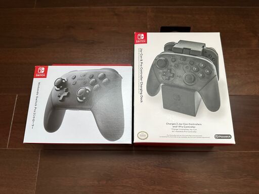 Nintendo Switch プロコントローラー 外装交換品 とPowerA Joy-Con