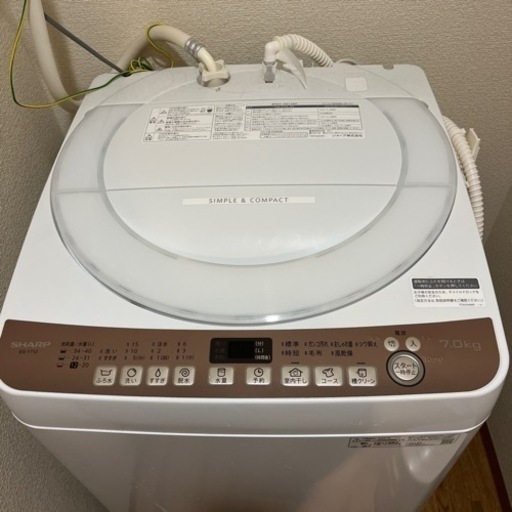 代引き人気 洗濯機 美品 取りに来て頂ける方 ８千円 洗濯機