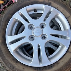 155/65R 14スタッドレスタイヤアルミホイールセット