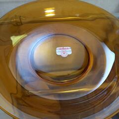 (９月３日迄の受付)VERECO　ヴィンテージ琥珀色の大皿