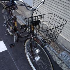 [Marukin] FLOATMIX(フロートミックス)26吋 ファッションファミリーサイクル 外装6段/LEDオート/ダークブラウン