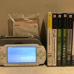 PSP1000 本体　ソフト6本