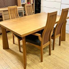 【中古】ダイニング　テーブル　チェア　5点セット