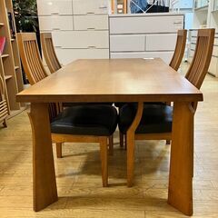 【中古】ダイニング　テーブル　チェア　5点セット