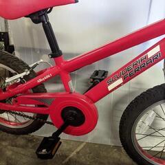 フェラーリ Ferrari 子供用自転車 16インチ 補助なし幼児用自転車 レッド