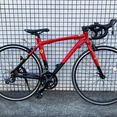 フェラーリ GIC R7016 Claris (レッド) ロードバイク ・16段変速