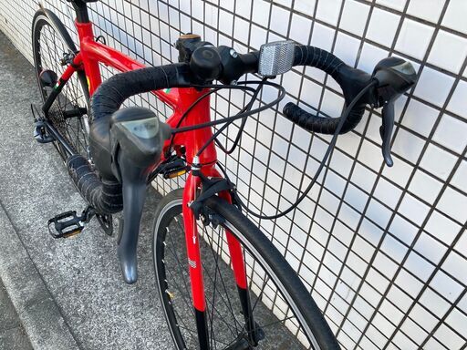 フェラーリ GIC R7016 Claris (レッド) ロードバイク ・16段変速