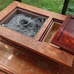 ケヤキを火鉢です。