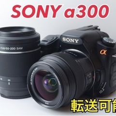 ☆SONY α300☆初心者向け○スマホ転送○すぐ使える○Wズームレンズ