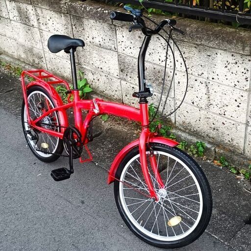 ★お届け可‼★20インチ 折りたたみ自転車 『Ville』外装6段変速