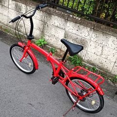 ☆お届け可‼☆20インチ 折りたたみ自転車 『Ville』外装6段変速
