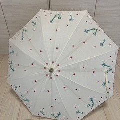 日傘　刺繍