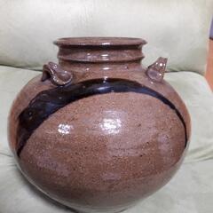 骨董品　壺　花瓶　オブジェ　陶器　