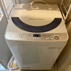 【7/22(土)受取希望】SHARP 洗濯機 ES-GE55R