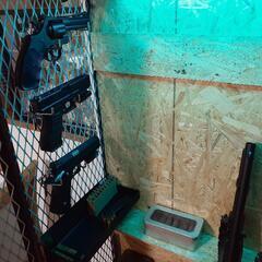 ガスガン　エアガンラック　