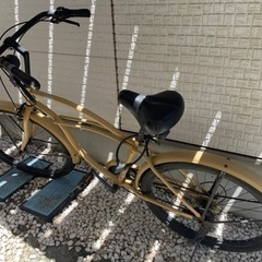 【取引者決定　受け不可】ビーチクルーザー風自転車