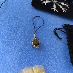 天然水晶玉 ローズ/モルダバイトクリスタル タイガーアイ ルチル