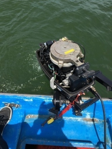 和船 ヤマハw14f エンジンスズキ2スト9.9