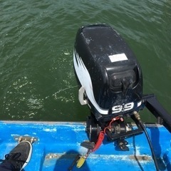 和船　ヤマハw14f エンジンスズキ2スト9.9