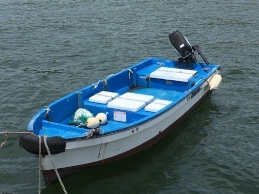 和船　ヤマハw14f エンジンスズキ2スト9.9 和船 ヤマハw14f エンジンスズキ2スト9.9