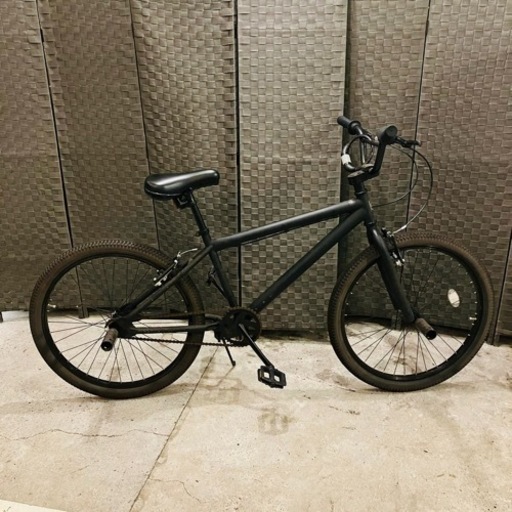 【売約済み】　自転車　BMXマット　ブラック　黒　検　ビーチクルーザー　アルエット　alouette 24インチ