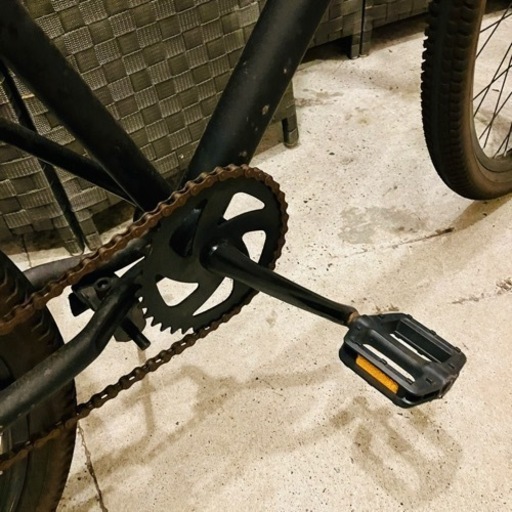 売約済み】自転車BMXマットブラック黒検ビーチクルーザーアルエット  