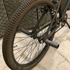 【売約済み】　自転車　BMXマット　ブラック　黒　検　ビーチクルーザー　アルエット　alouette 24インチ