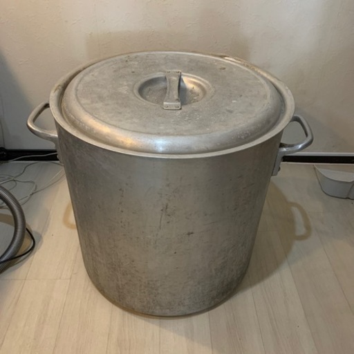 業務用　アルミ寸胴　60cm 蓋付き