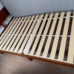 簀子タイプのベッドフレーム（ダブルサイズ）