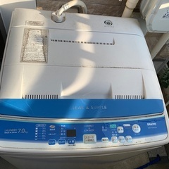 ASW-700PE5(W) サンヨー洗濯機7kg