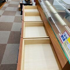 ✨サイドボード ?定価￥64,990? ガラス天板 木製 収納力抜群!! ✨