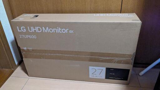 新品未開封 LG 4K IPS 27インチ モニター 27UP600-W / DisplayHDR400 / 3年保証