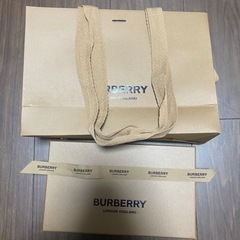 BURBERRY ショッパー 紙袋 箱 リボン