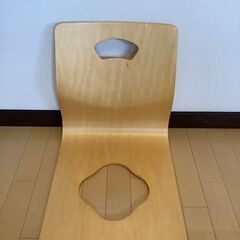 座椅子 和室 来客用 木製 座布団 椅子 #37101-0-2