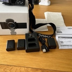 SONY ZV-E10パワーズームレンズキット保証あり。
